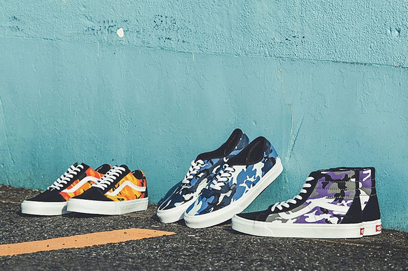 三色迷彩－BILLY’S ENT x VANS 聯乘「POP CAMO PACK」鞋款釋出