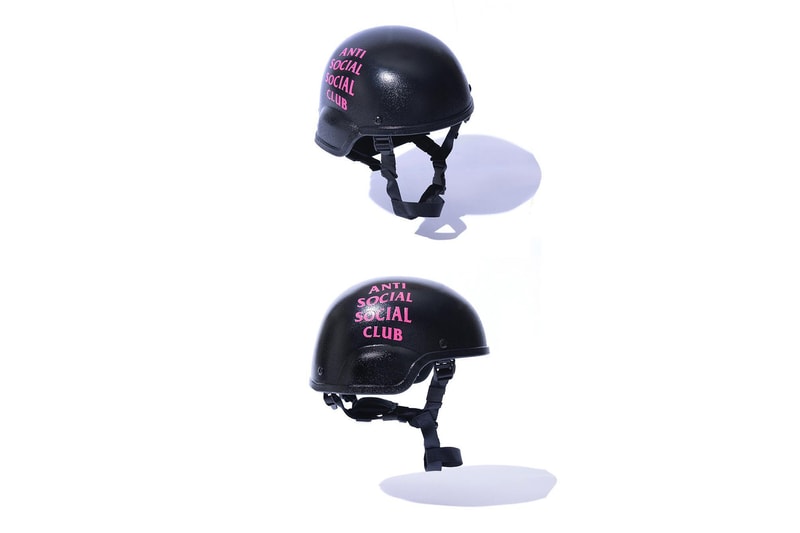 潮流反恐部隊－Anti Social Social Club 推出防暴頭盔