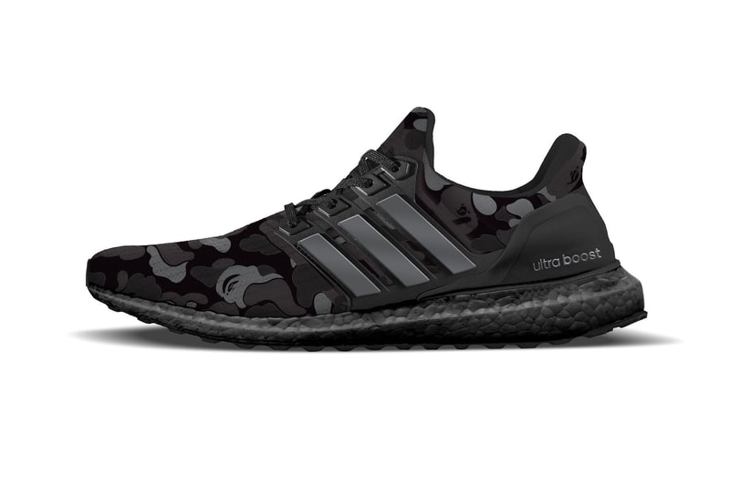 A BATHING APE® x adidas 2019 聯乘 UltraBOOST 全新黑色版本發售信息釋出