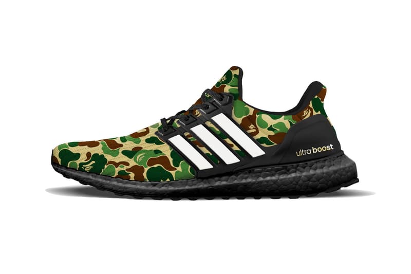 A BATHING APE® x adidas 2019 聯乘 UltraBOOST 最新預覽圖及發售信息釋出