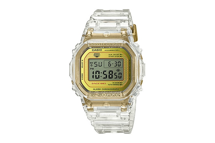 極寒冰感-G-Shock 推出透明錶殼「Glacier Gold」35 周年別注系列