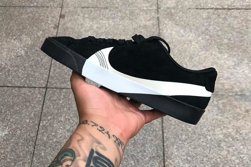 nike blazer low swoosh