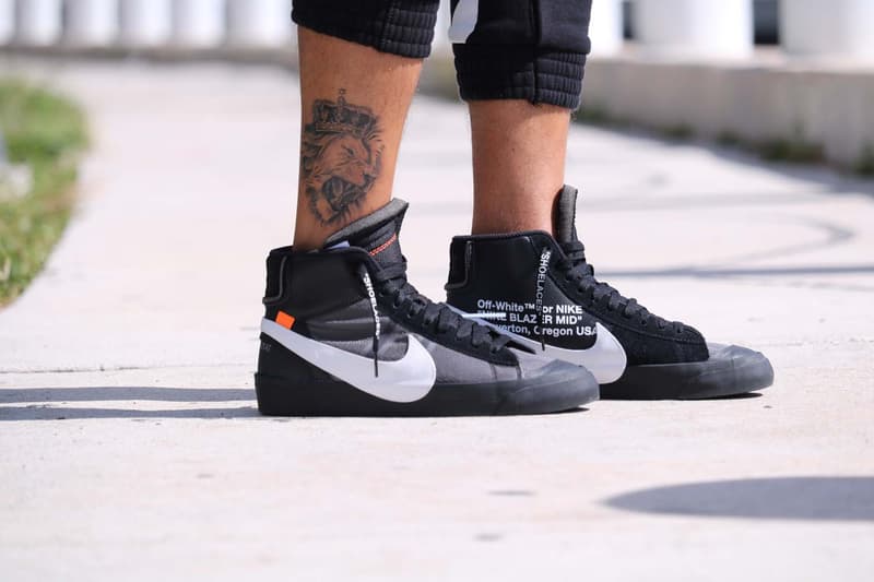 Off-White™ x Nike Blazer Mid 全新「Grim Reepers」配色上腳一覽