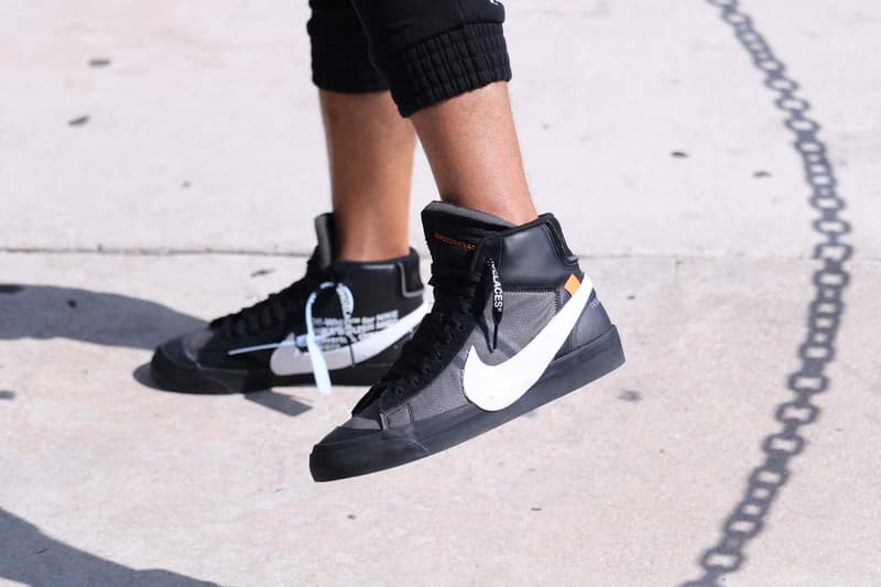 Off-White™ x Nike Blazer Mid 全新「Grim Reepers」配色上腳一覽