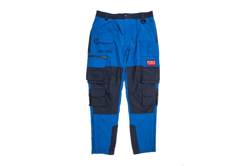 polo hi tech pants blue