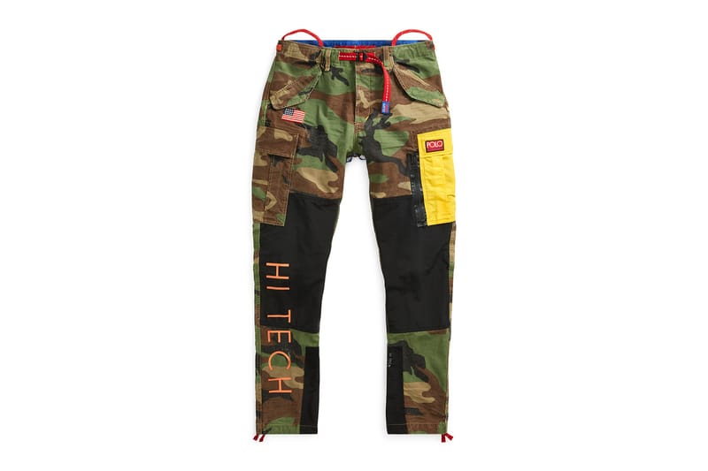 polo hi tech camo cargo pants