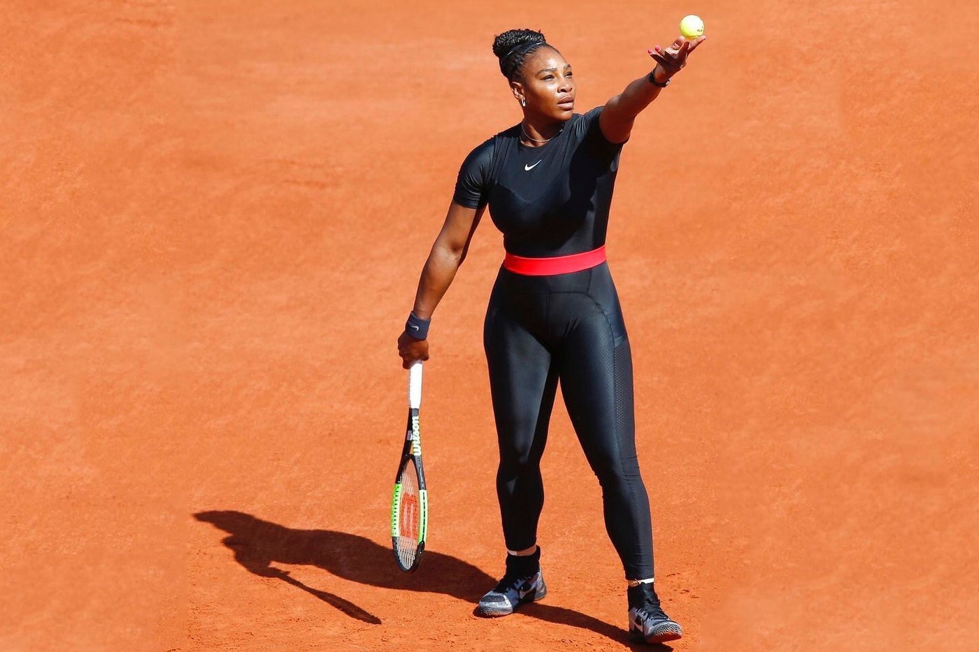 Serena Williams 的黑色貼身戰袍將不再出現於法網