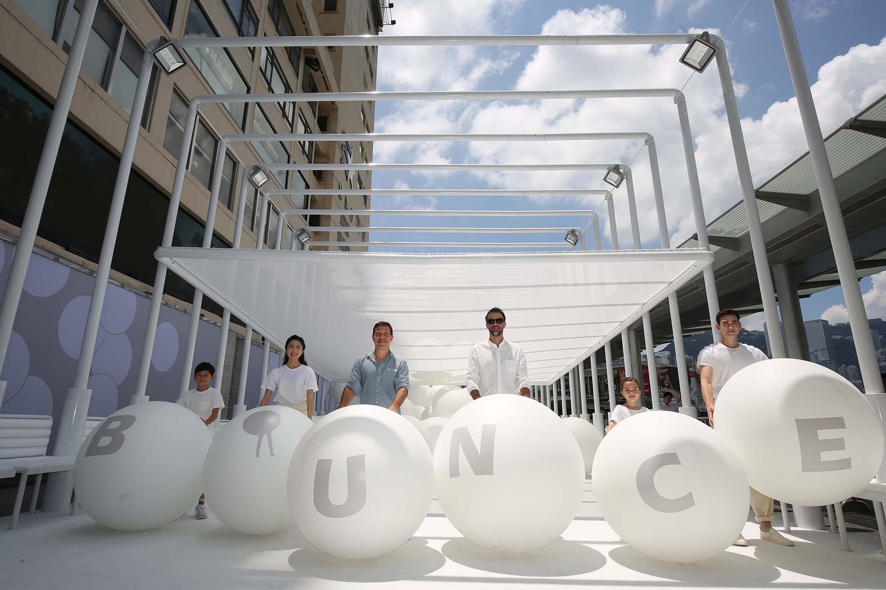 SNARKITECTURE 最新互動裝置藝術作品「BOUNCE」首度現身香港