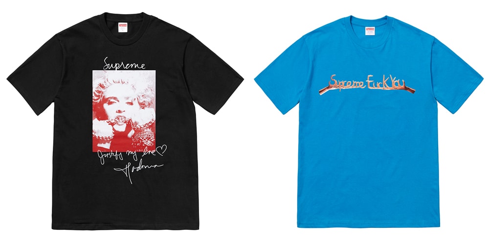 Supreme 2018 秋冬 T-Shirt 系列