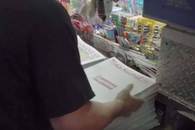 潮流大事件！Supreme 於紐約郵報頭版留下印記