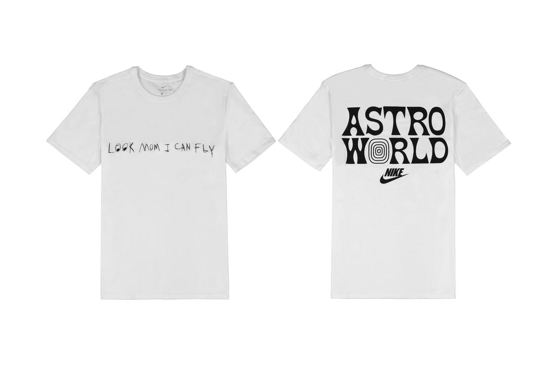 Nike x Travis Scott「Astroworld」聯乘別注 T-Shirt 系列上架