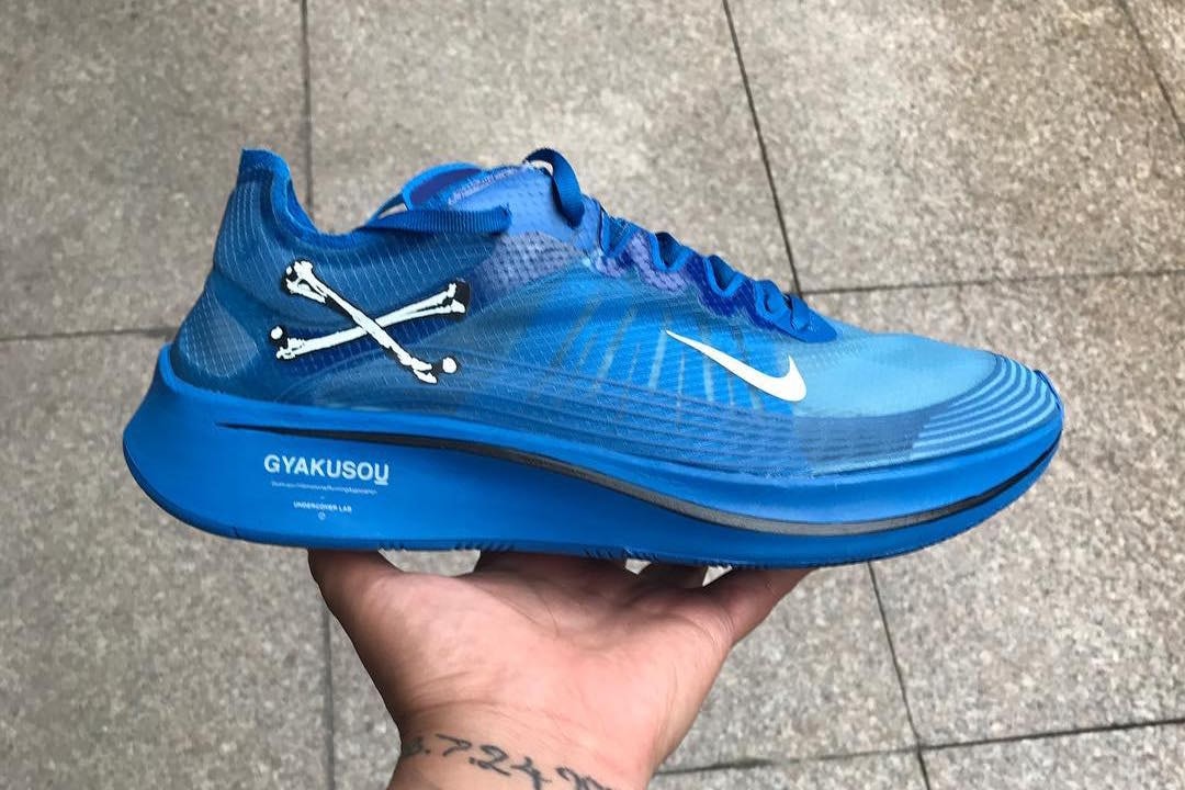 UNDERCOVER x Nike 聯乘 Zoom Fly SP「GYAKUSOU」藍色版本曝光