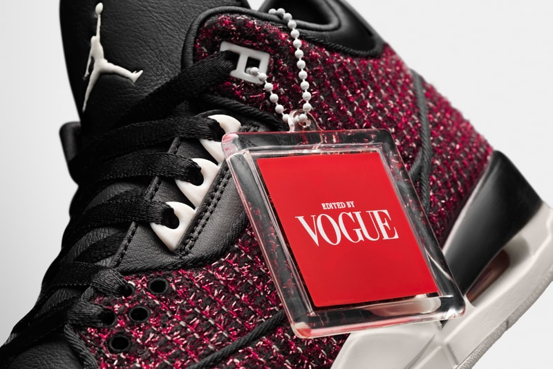 《VOGUE》x Air Jordan 3「AWOK」聯乘鞋款即將上架