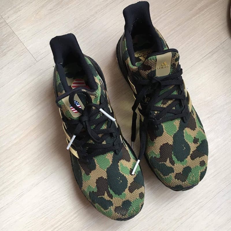 A BATHING APE® x adidas 全新聯乘 UltraBOOST 實物諜照曝光