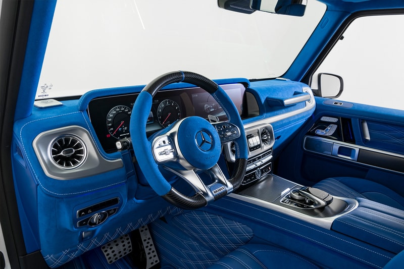 海洋氣息－Brabus 打造 2019 Mercedes-AMG G63「全藍」內裝