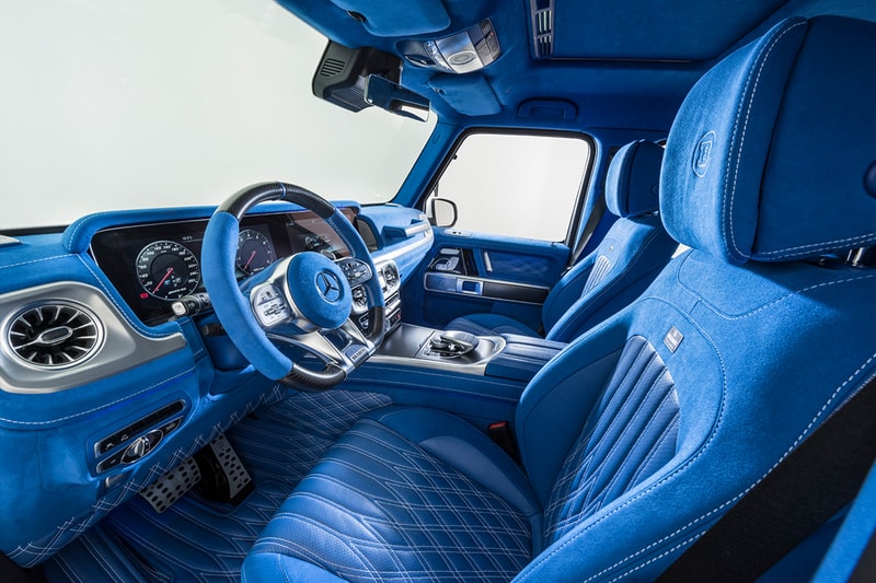 海洋氣息－Brabus 打造 2019 Mercedes-AMG G63「全藍」內裝