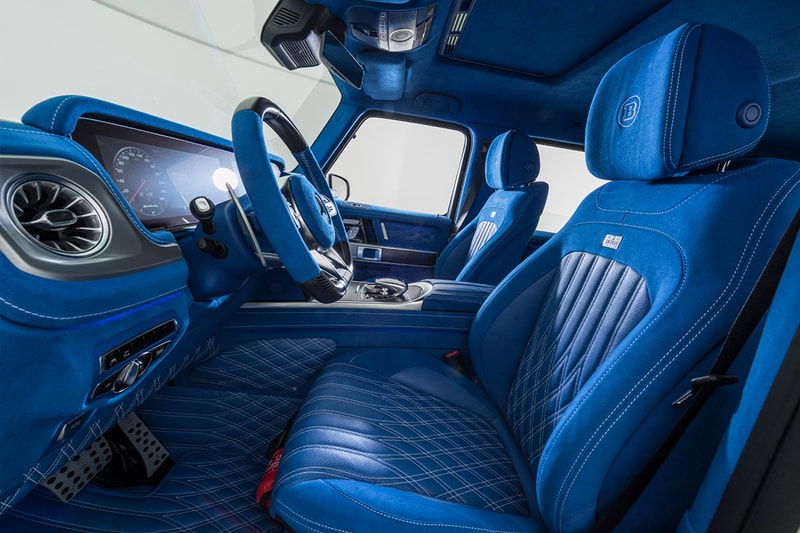 海洋氣息－Brabus 打造 2019 Mercedes-AMG G63「全藍」內裝