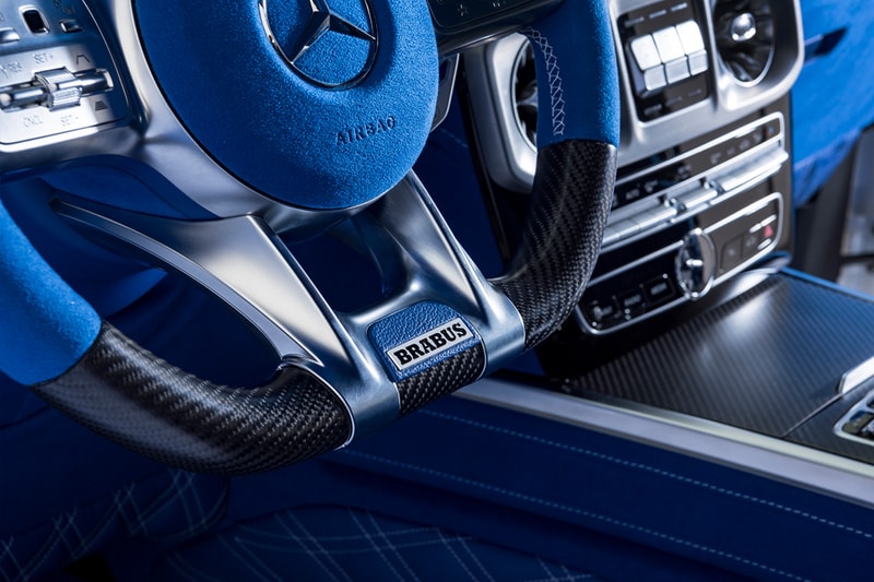 海洋氣息－Brabus 打造 2019 Mercedes-AMG G63「全藍」內裝