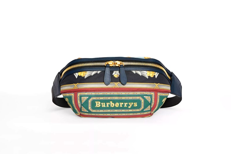 滿載復古風情！Burberry 復古絲巾印花腰包發佈