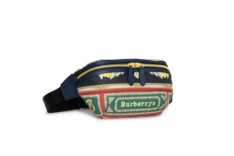 滿載復古風情！Burberry 復古絲巾印花腰包發佈