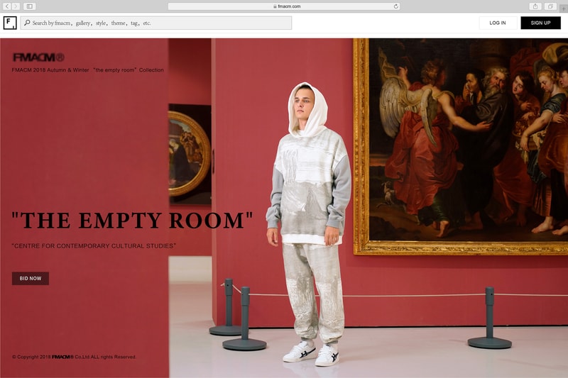 FMACM 2018 秋冬「The Empty Room」系列 Lookbook 發佈