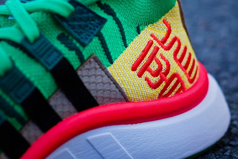 adidas Originals by Dragon Ball Z 聯乘 EQT Support ADV Primeknit「Shenron」鞋照近賞