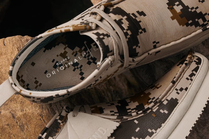 機能進化－END. x Clarks 打造別注電腦迷彩 Wallabee GTX