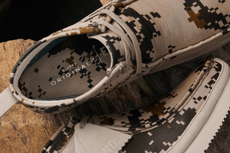 機能進化-END. x Clarks 打造別注電腦迷彩 Wallabee GTX
