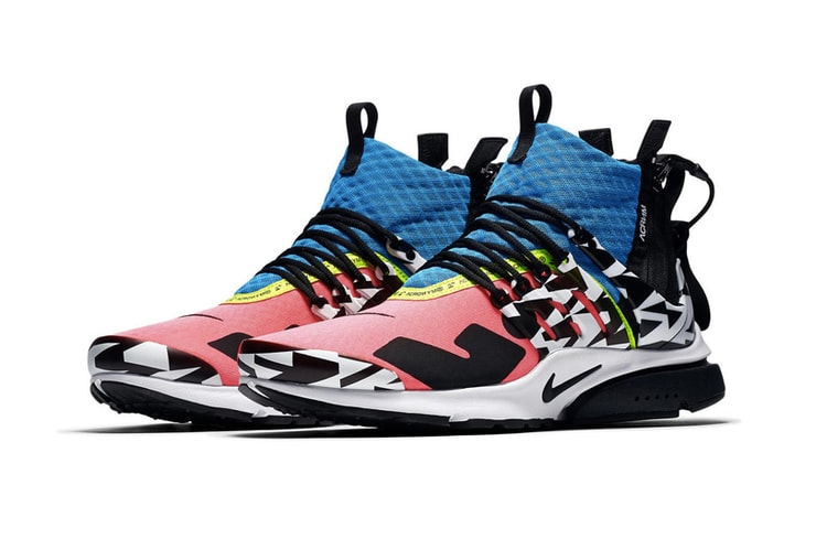 Nike Air Presto Mid x ACRONYM® 聯乘系列台灣發售情報公開