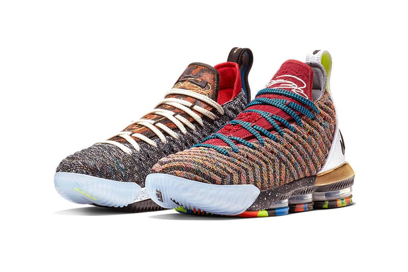 Nike LeBron 16 全新「What The」配色諜照釋出