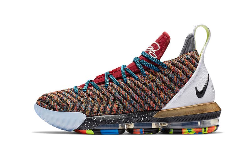 Nike LeBron 16 全新「What The」配色諜照釋出