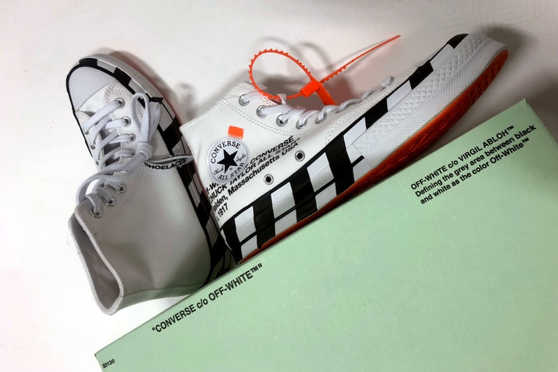突發來襲！Off-White™ x Converse 聯乘第二彈 Chuck 70 鞋款搶先曝光！