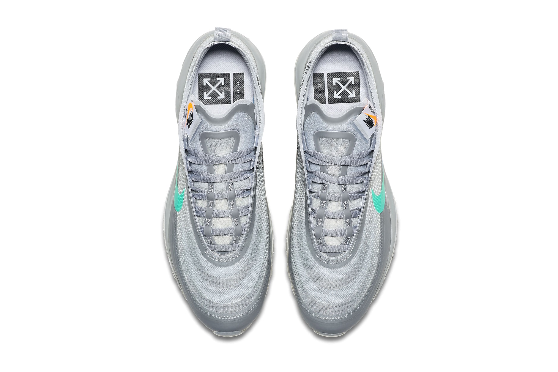 發售日期曝光！Off-White™ x Nike Air Max 97 全新「Menta」配色官方圖片釋出