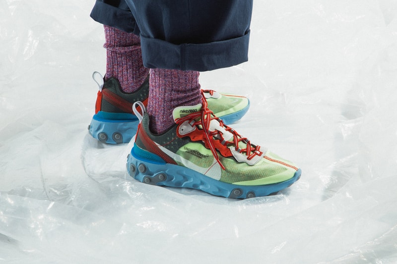 UNDERCOVER x Nike React Element 87 聯乘系列上腳一覽