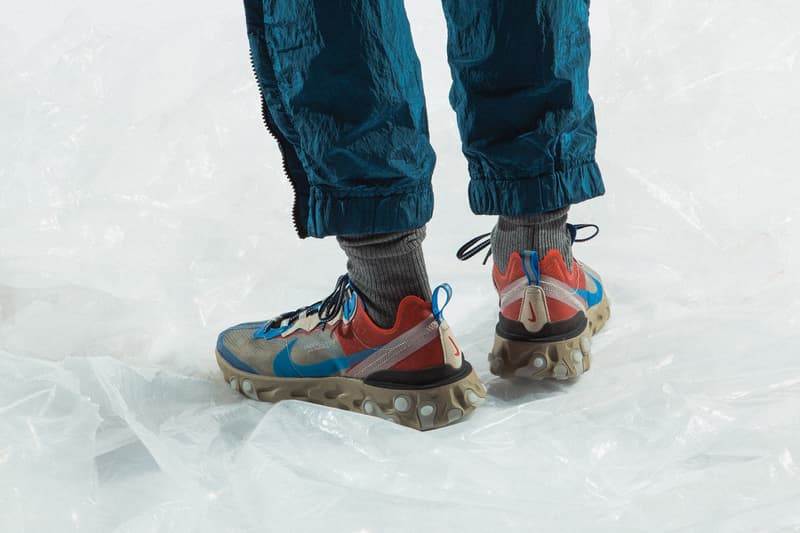 UNDERCOVER x Nike React Element 87 聯乘系列上腳一覽