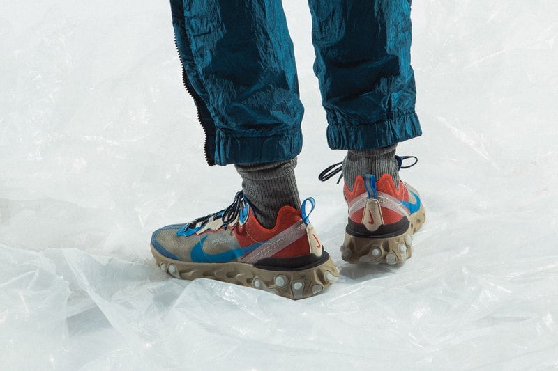 UNDERCOVER x Nike React Element 87 聯乘系列上腳一覽