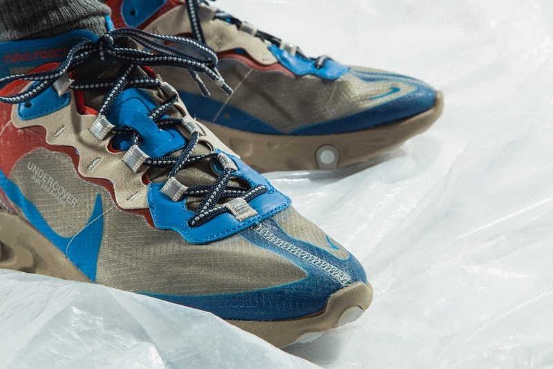 UNDERCOVER x Nike React Element 87 聯乘系列上腳一覽