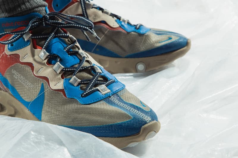 UNDERCOVER x Nike React Element 87 聯乘系列上腳一覽
