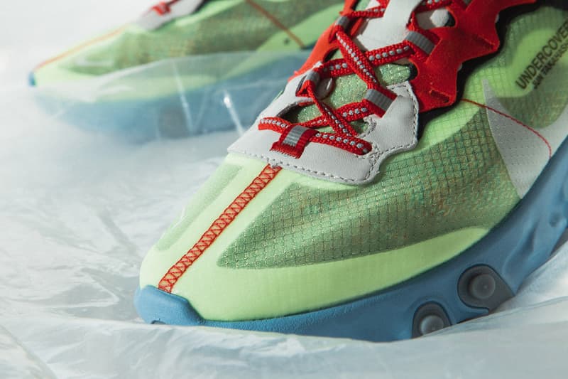 UNDERCOVER x Nike React Element 87 聯乘系列上腳一覽