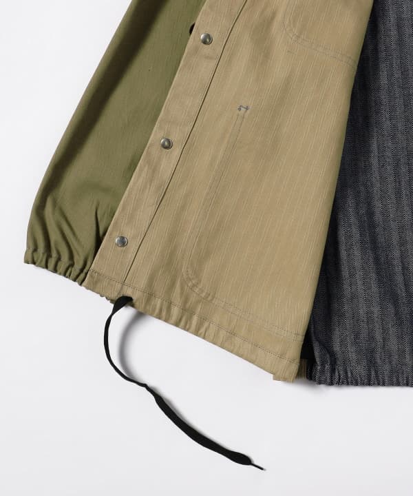 工服拼色 UNIVERSAL OVERALL x BEAMS 打造聯乘別注外套