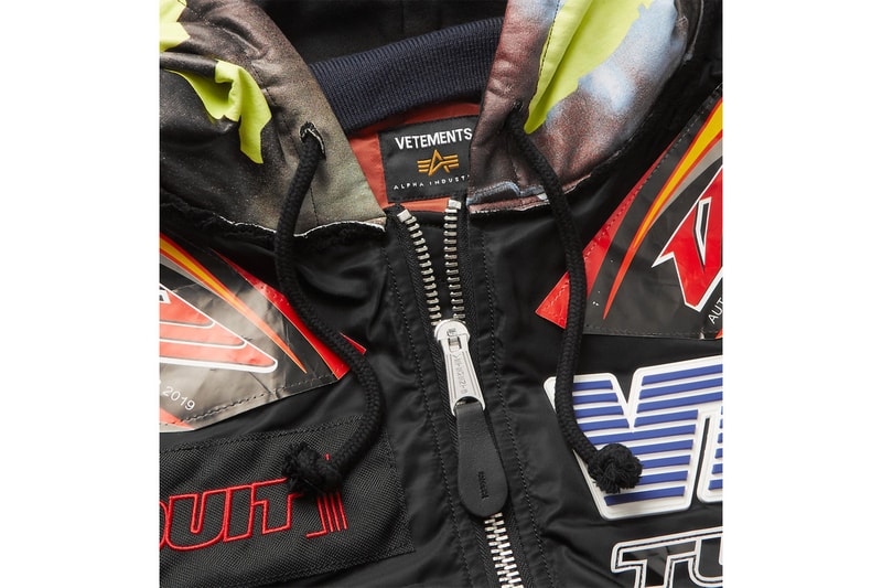 Vetements & Alpha Industries 聯名飛行員夾克正式發佈
