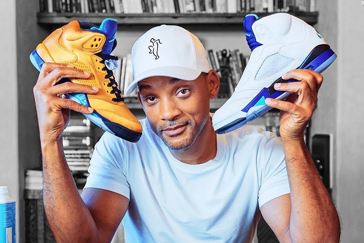Will Smith 親自開箱 Air Jordan 5「Fresh Prince」無鞋帶別注版本