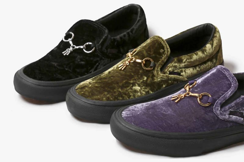 十八世紀瑰麗感滿載・Needles x Vans Vault Classic Slip-on