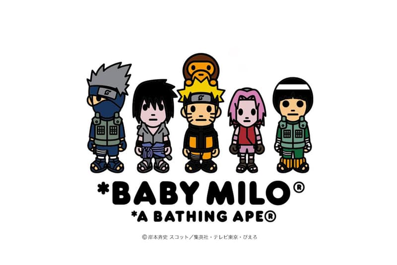 中國先發-A BATHING APE® x NARUTO 聯乘企劃公開