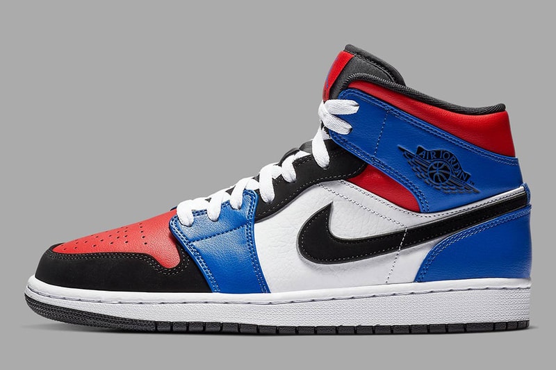 Nike Air Jordan 1 Mid 全新「Top 3」配色發佈