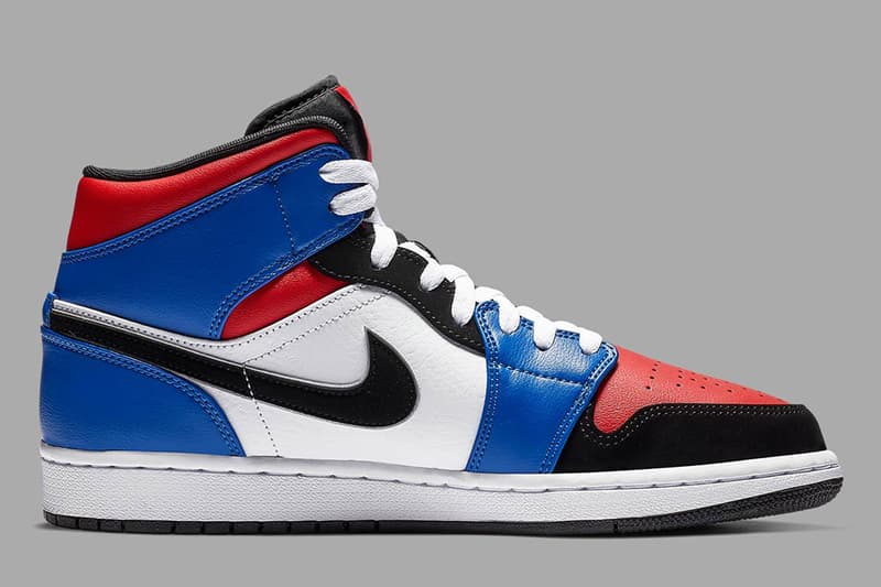 Nike Air Jordan 1 Mid 全新「Top 3」配色發佈