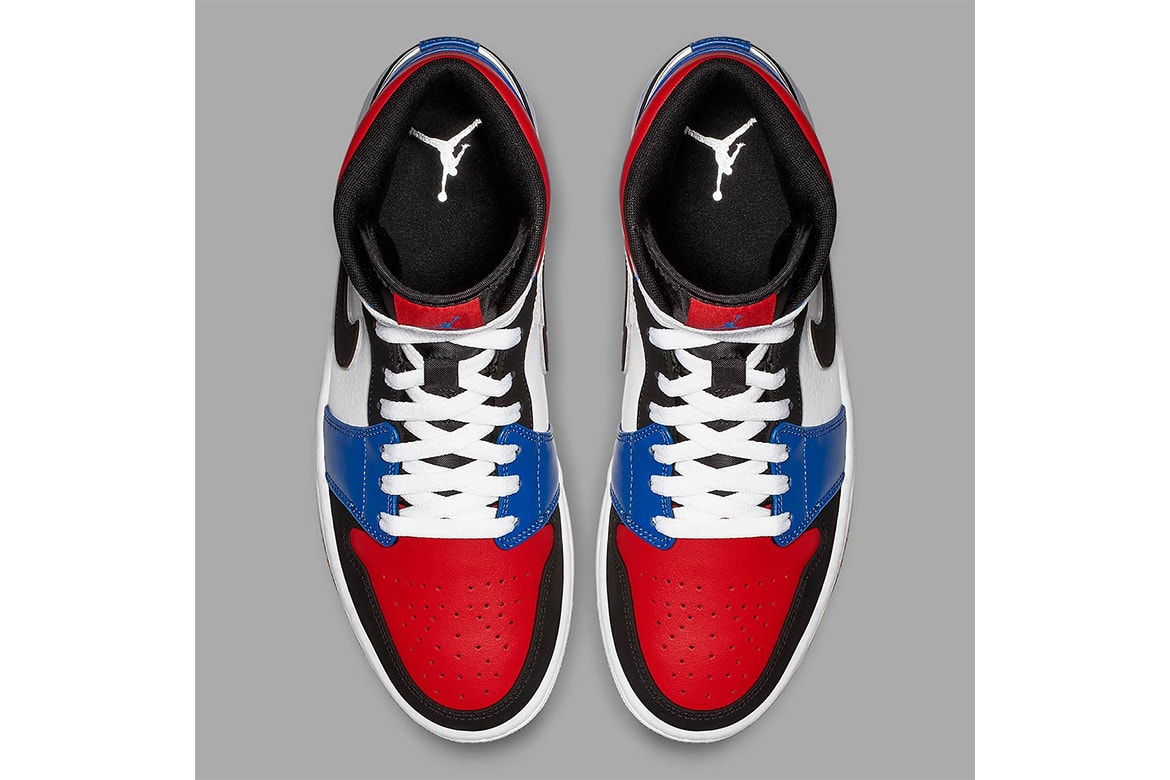 Nike Air Jordan 1 Mid 全新「Top 3」配色發佈