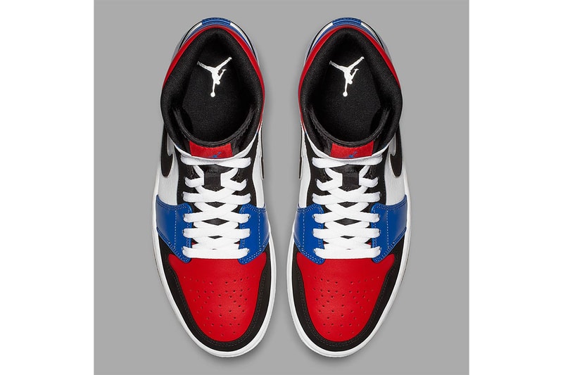 Nike Air Jordan 1 Mid 全新「Top 3」配色發佈