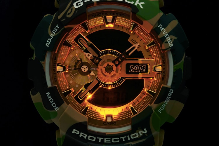 A BATHING APE® x G-SHOCK 25 週年聯乘系列台灣發售情報