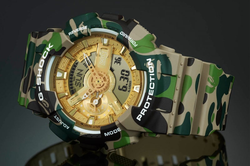 A BATHING APE® x G-SHOCK 25 週年聯乘系列台灣發售情報